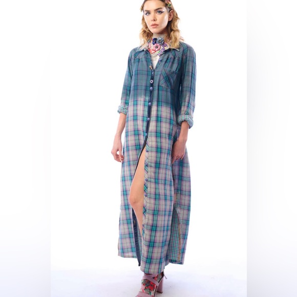 ARATTA  KAITLIN MAXI DUSTER MAXI SHIRT DRESS - Picture 1 of 5